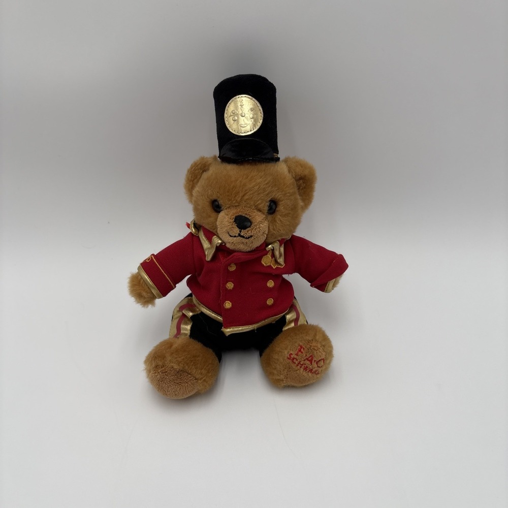FAO Schwarz Toy Soldier Plush Anniversary Bear Stuffed 16" 2019 Collectible